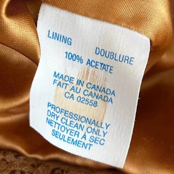 Vintage Danier Camel Leather Croco Crop Blazer - Picture 2 of 9